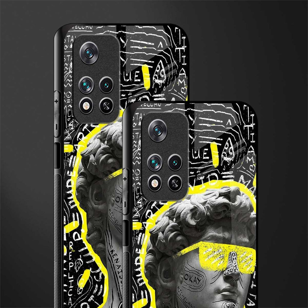 david of michelangelo glass case for poco m4 pro 5g image-2
