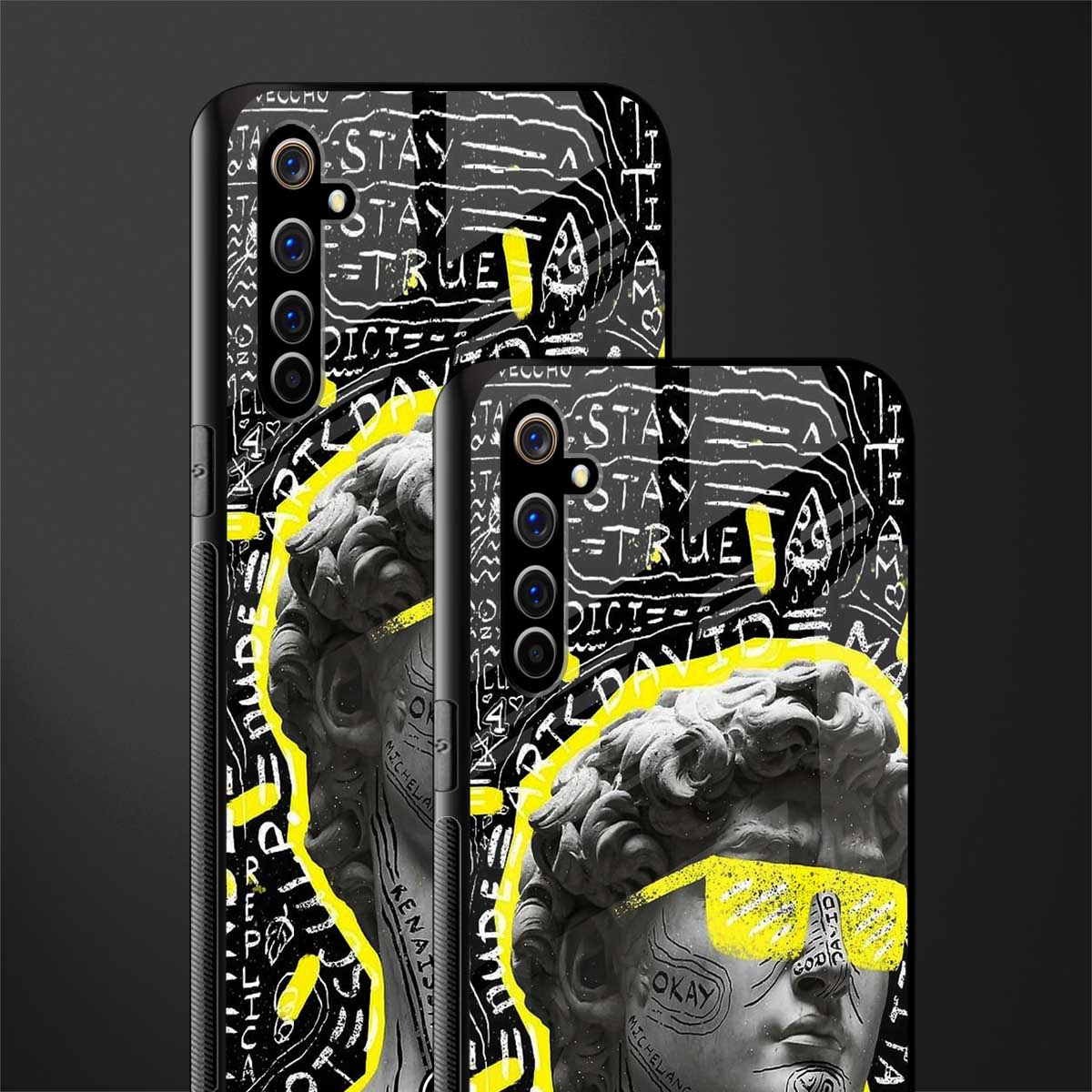 david of michelangelo glass case for realme x50 pro image-2