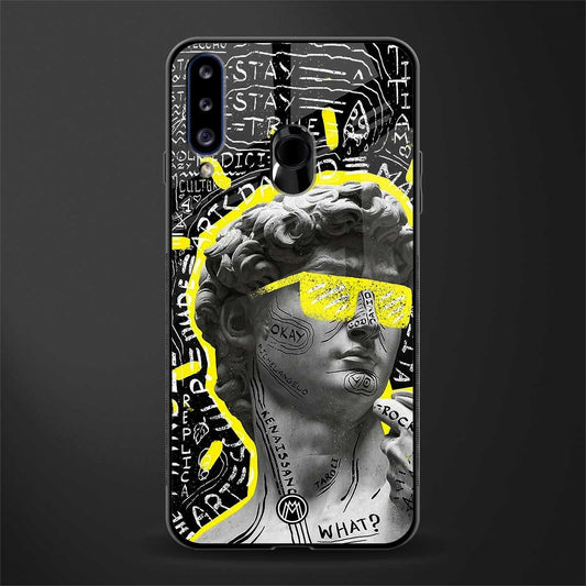 david of michelangelo glass case for samsung galaxy a20s image