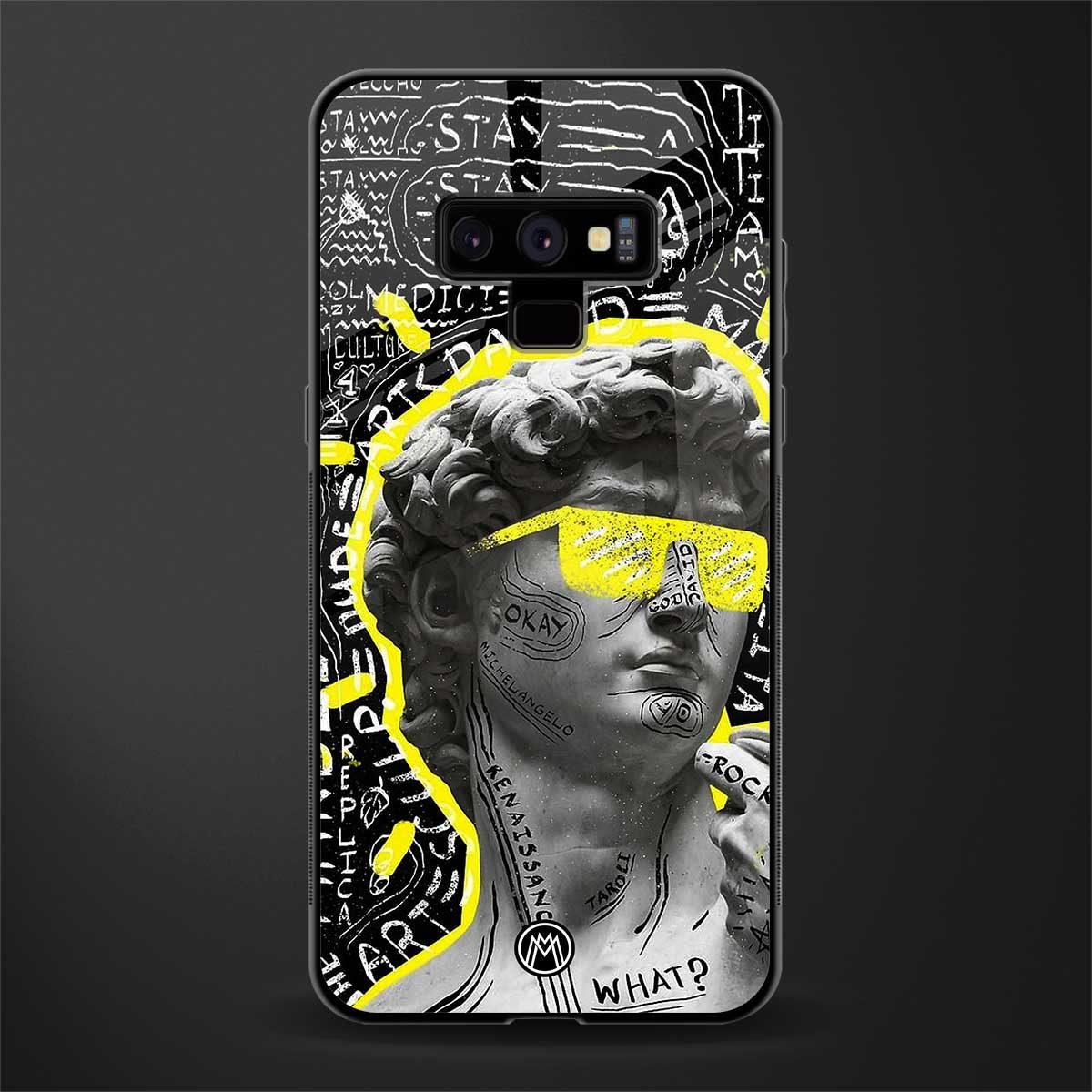 david of michelangelo glass case for samsung galaxy note 9 image