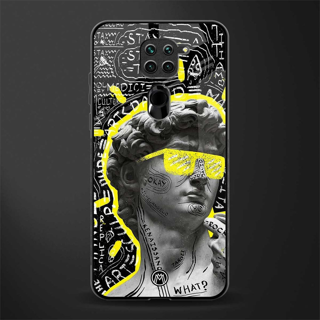 david of michelangelo glass case for redmi note 9 image