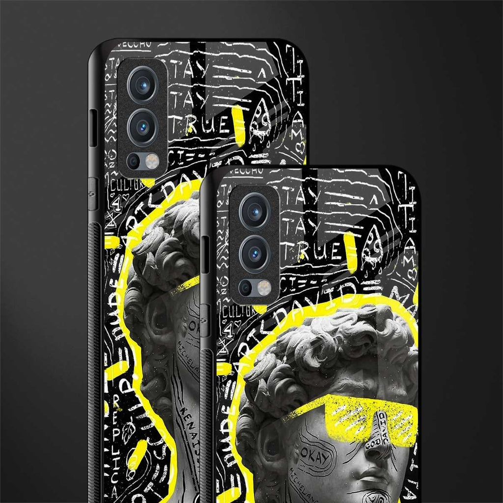 david of michelangelo glass case for oneplus nord 2 5g image-2