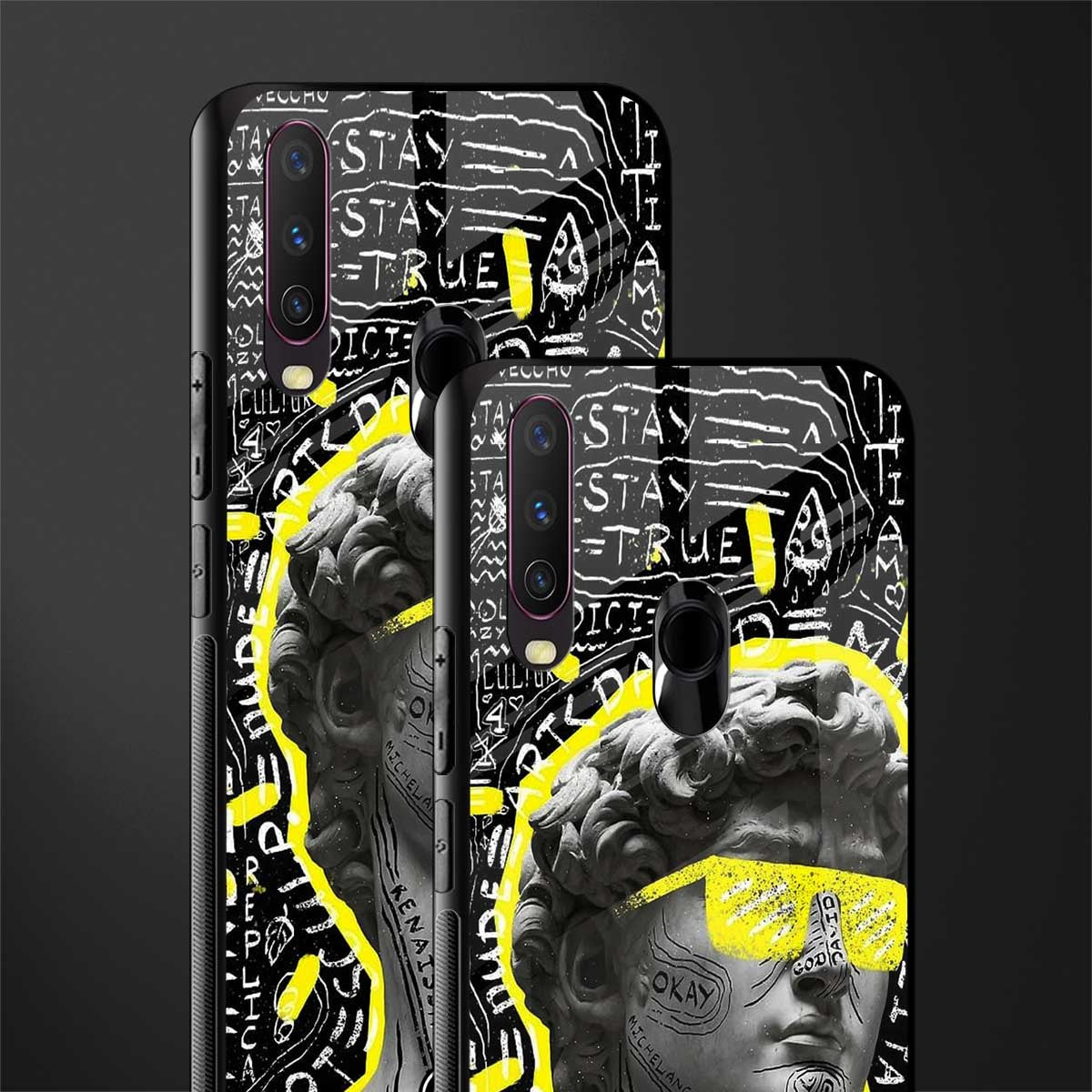 david of michelangelo glass case for vivo y12 image-2