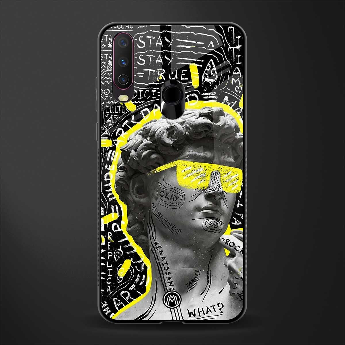 david of michelangelo glass case for vivo y12 image