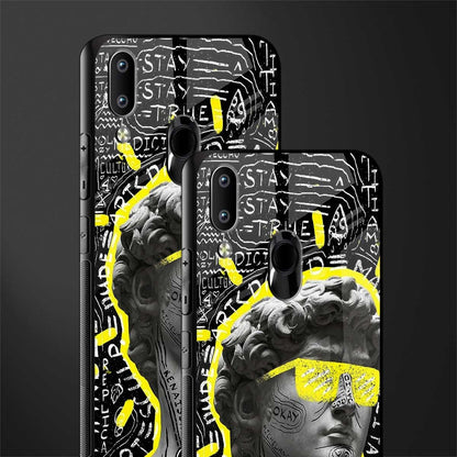david of michelangelo glass case for vivo y91 image-2