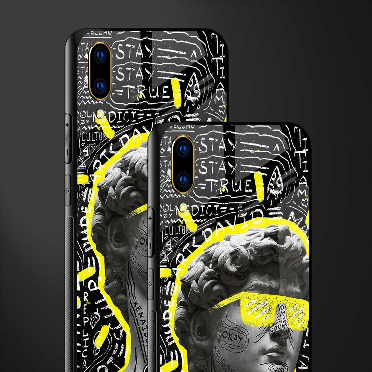 david of michelangelo glass case for vivo v11 pro image-2