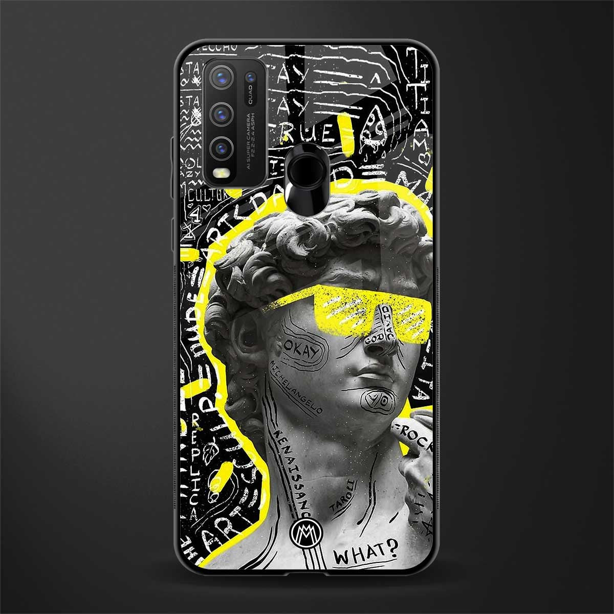david of michelangelo glass case for vivo y30 image