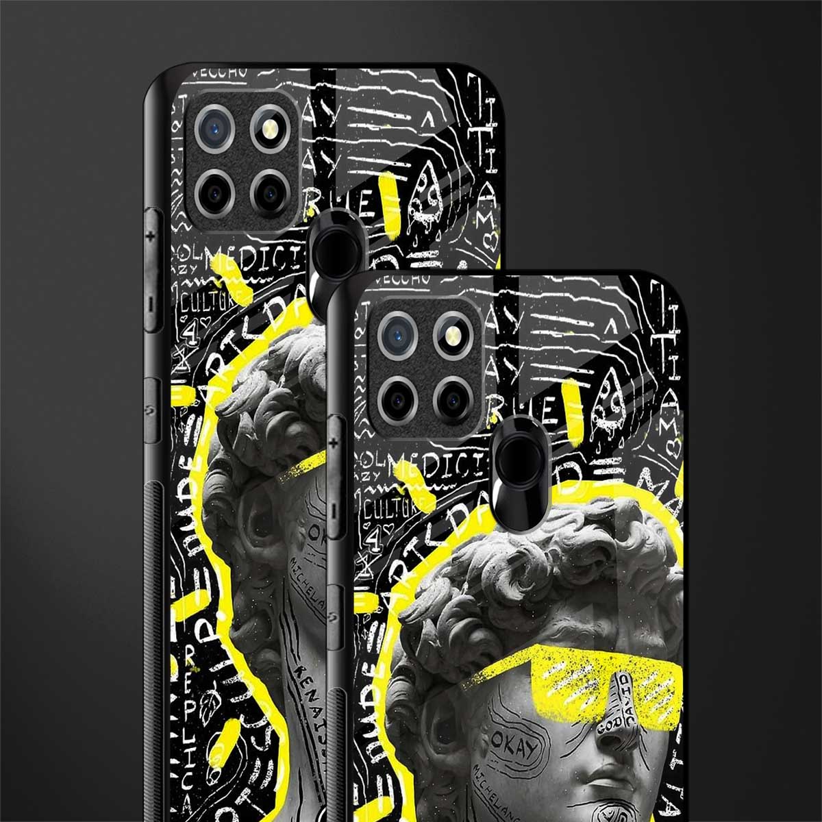 david of michelangelo glass case for realme narzo 30a image-2