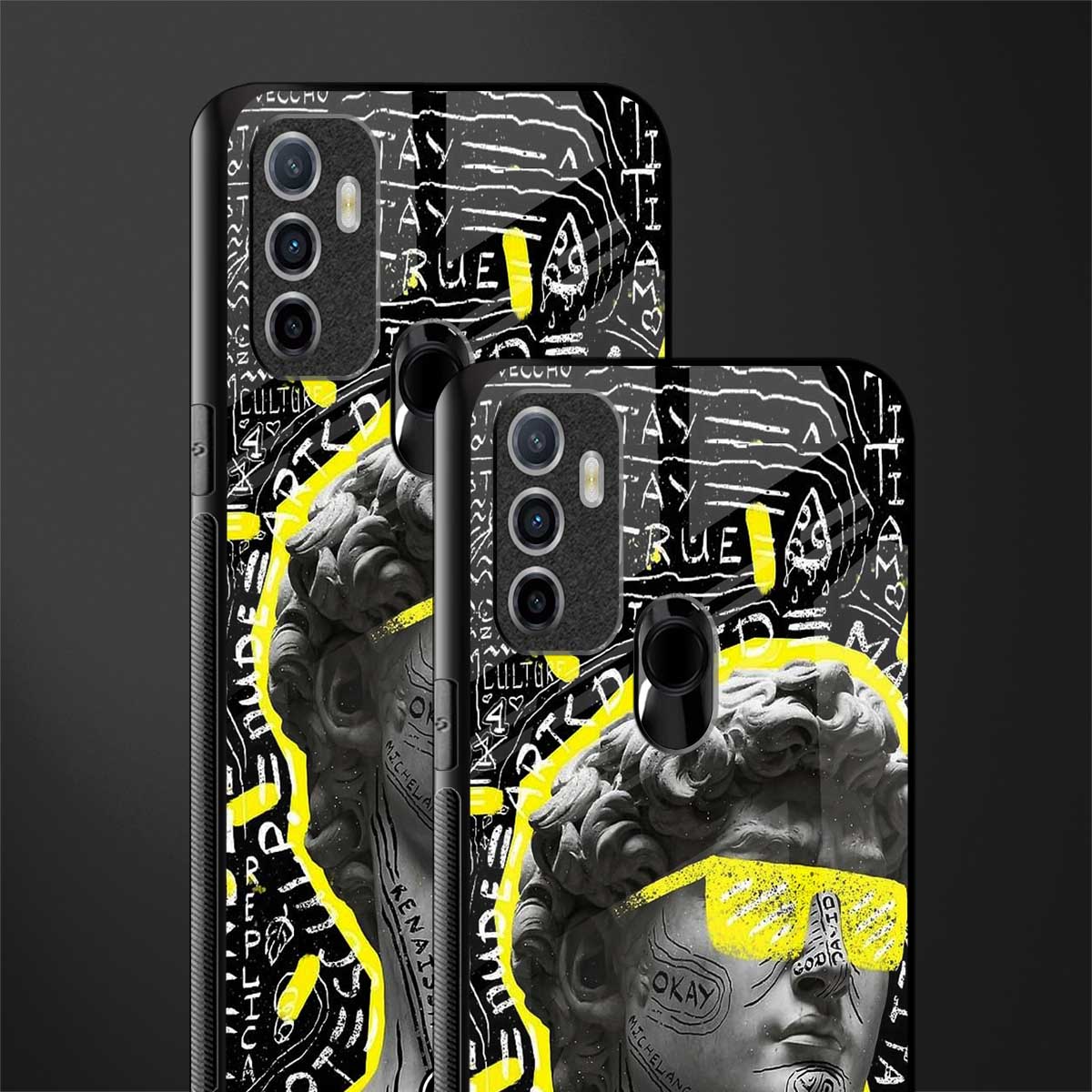 david of michelangelo glass case for oppo a53 image-2