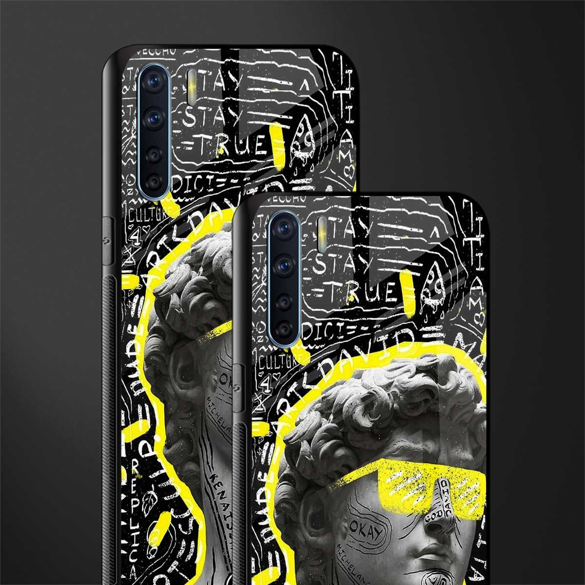 david of michelangelo glass case for oppo f15 image-2