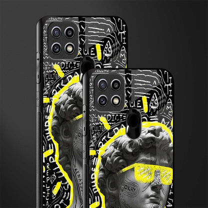 david of michelangelo glass case for oppo a15s image-2