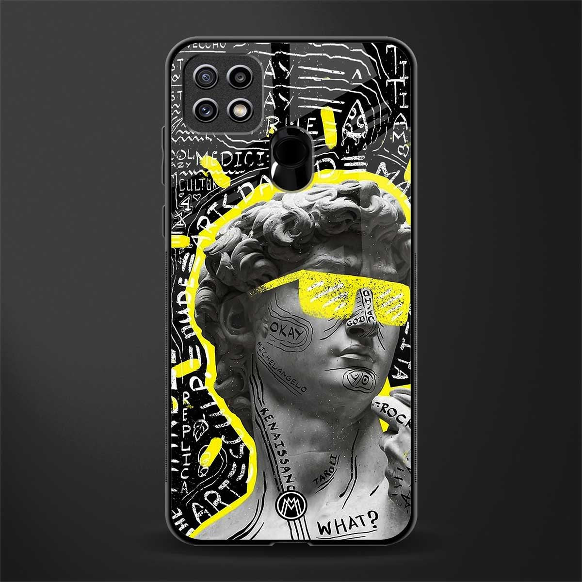 david of michelangelo glass case for oppo a15s image