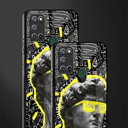 david of michelangelo glass case for realme 7i image-2