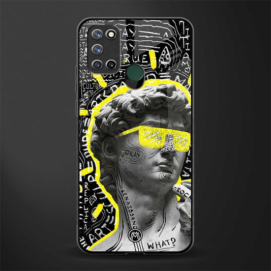 david of michelangelo glass case for realme 7i image