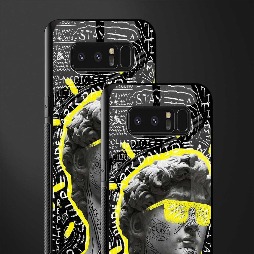 david of michelangelo glass case for samsung galaxy note 8 image-2
