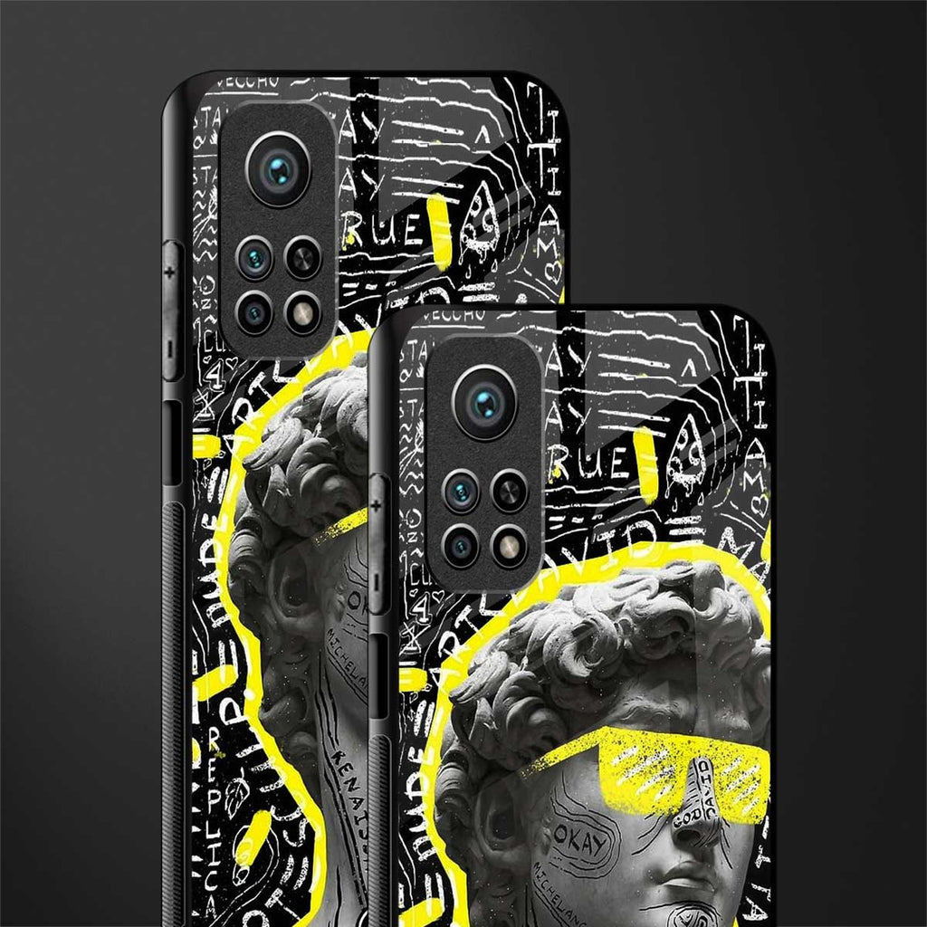 david of michelangelo glass case for mi 10t 5g image-2