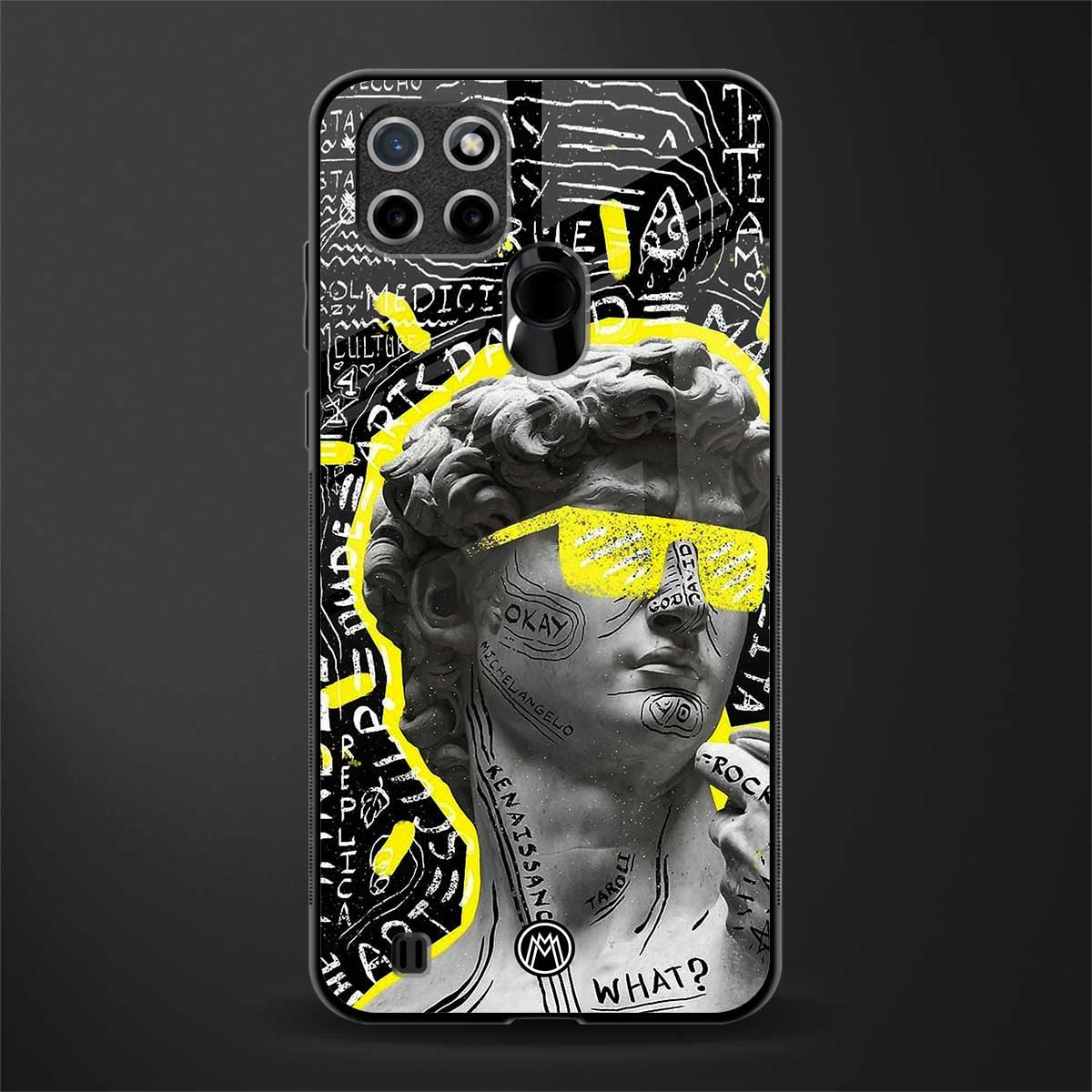 david of michelangelo glass case for realme c21 image