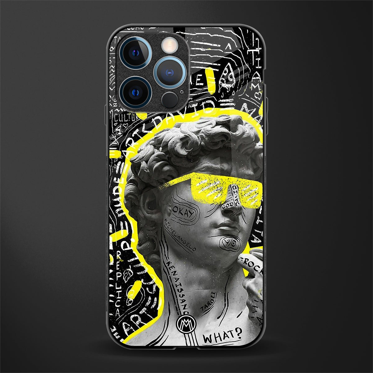 david of michelangelo glass case for iphone 12 pro image