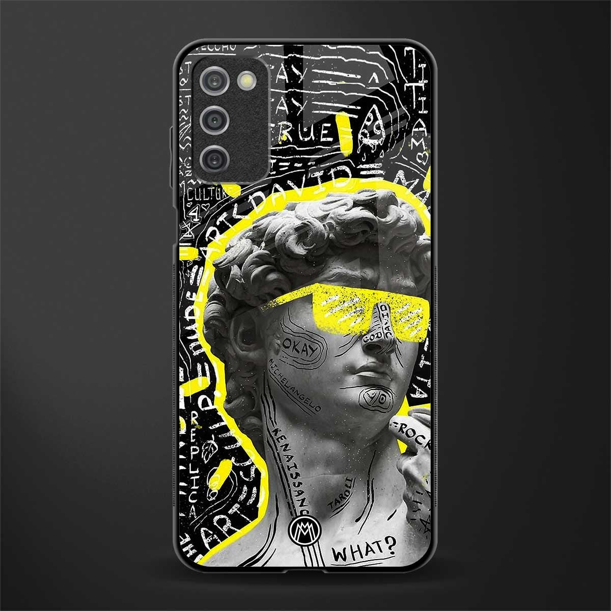 david of michelangelo glass case for samsung galaxy a03s image