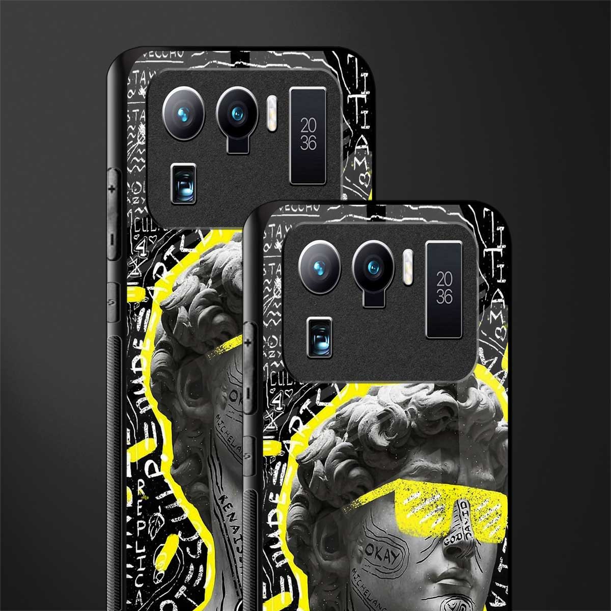 david of michelangelo glass case for mi 11 ultra 5g image-2
