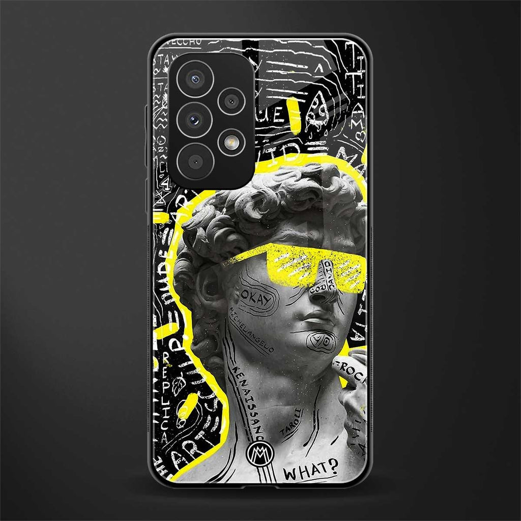 david of michelangelo back phone cover | glass case for samsung galaxy a23