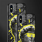 david of michelangelo glass case for iphone xs image-2