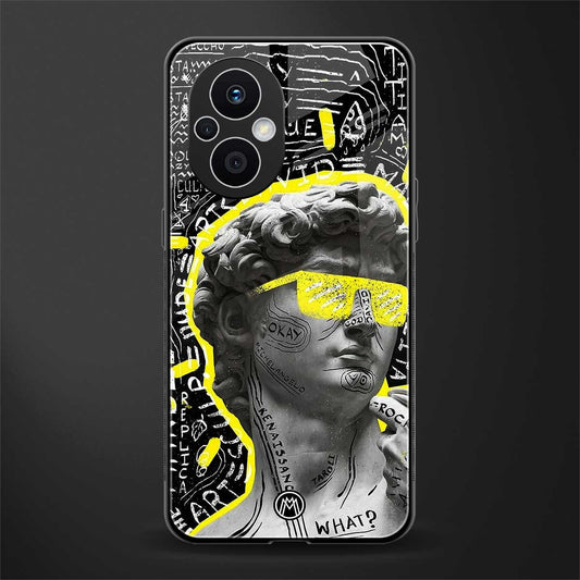 david of michelangelo back phone cover | glass case for oppo f21 pro 5g