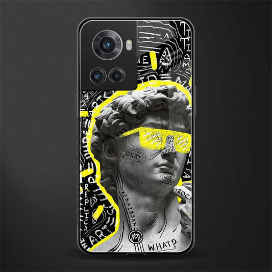 david of michelangelo back phone cover | glass case for oneplus 10r 5g