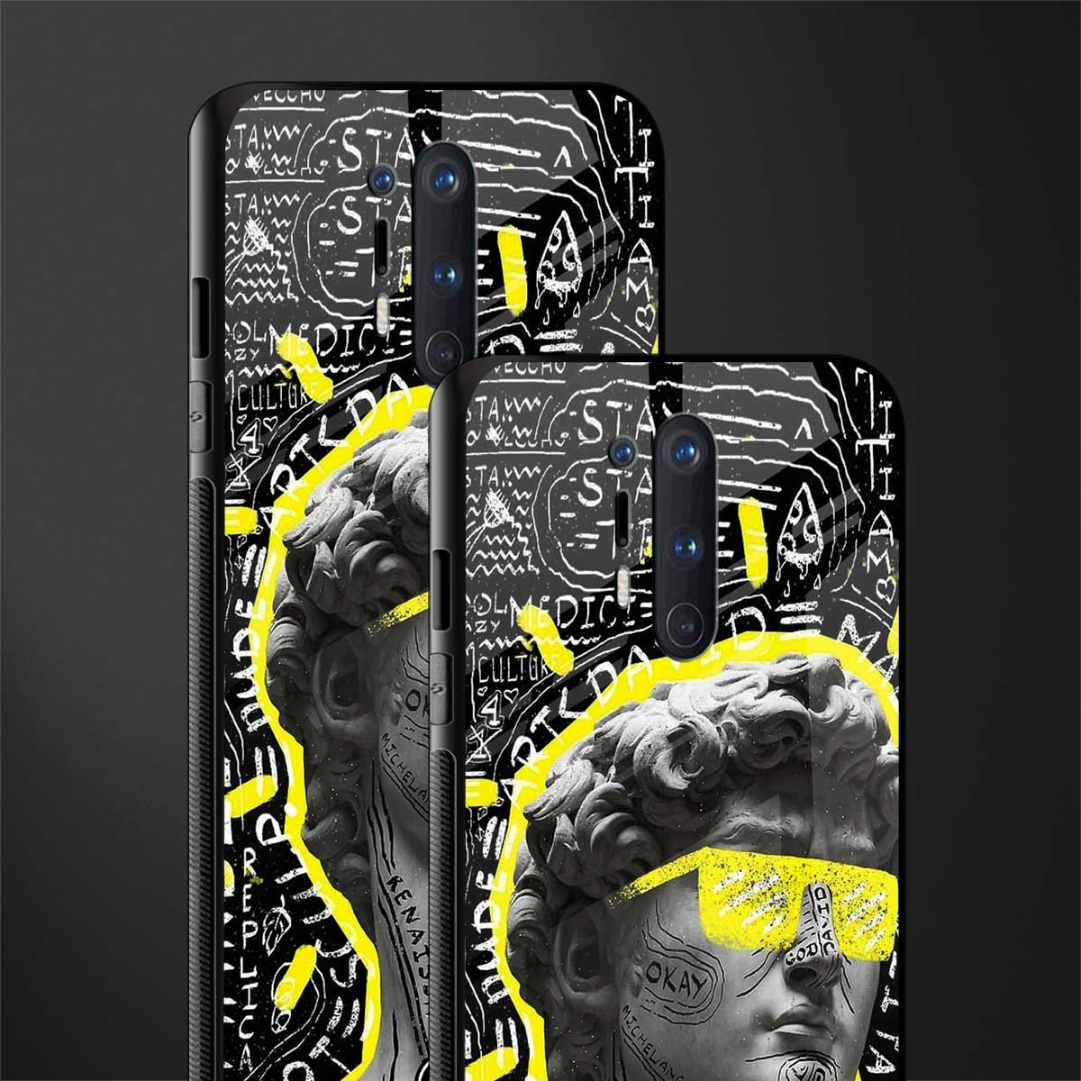 david of michelangelo glass case for oneplus 8 pro image-2