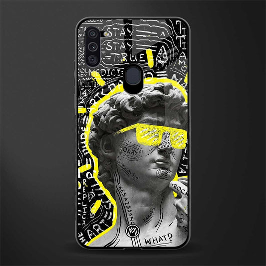 david of michelangelo glass case for samsung galaxy m11 image
