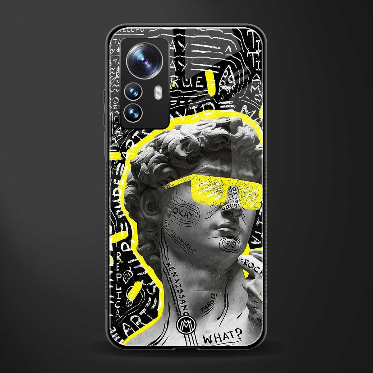 david of michelangelo back phone cover | glass case for xiaomi 12 pro