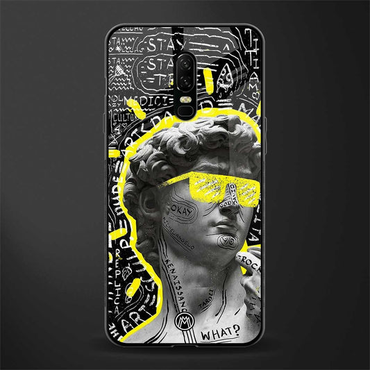 david of michelangelo glass case for oneplus 6 image