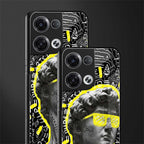 david of michelangelo back phone cover | glass case for oppo reno 8 pro