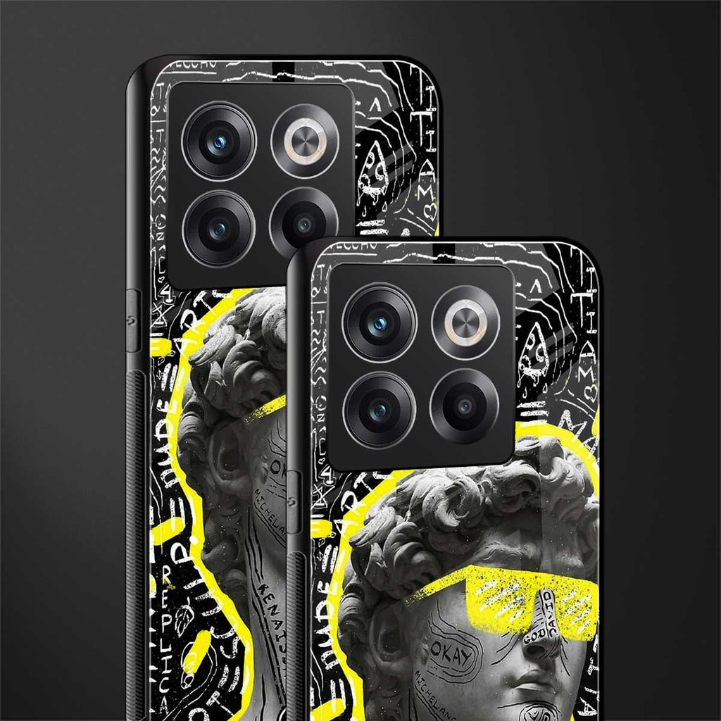 david of michelangelo back phone cover | glass case for oneplus 10t