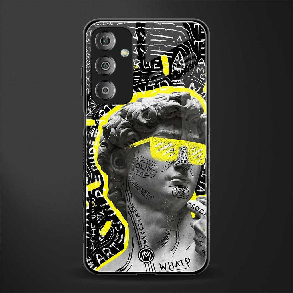 david of michelangelo back phone cover | glass case for samsung galaxy f23 5g