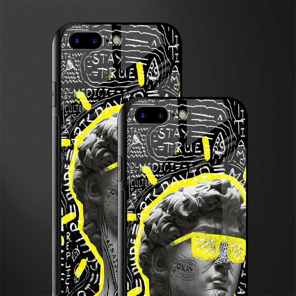 david of michelangelo glass case for iphone 7 plus image-2