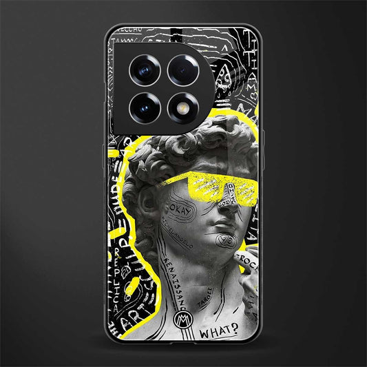 david of michelangelo back phone cover | glass case for oneplus 11