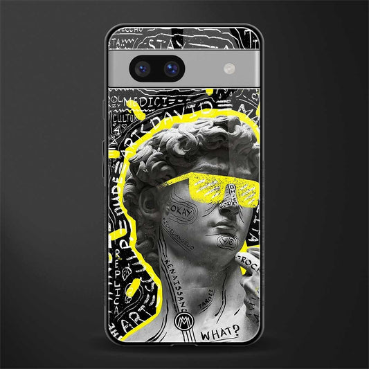 david of michelangelo back phone cover | glass case for Google Pixel 7A