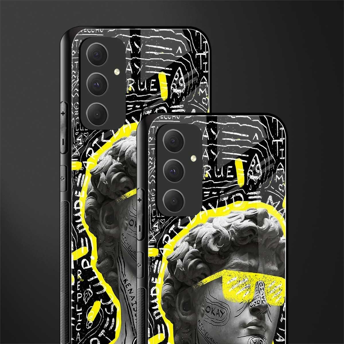 david of michelangelo back phone cover | glass case for samsung galaxy a54 5g