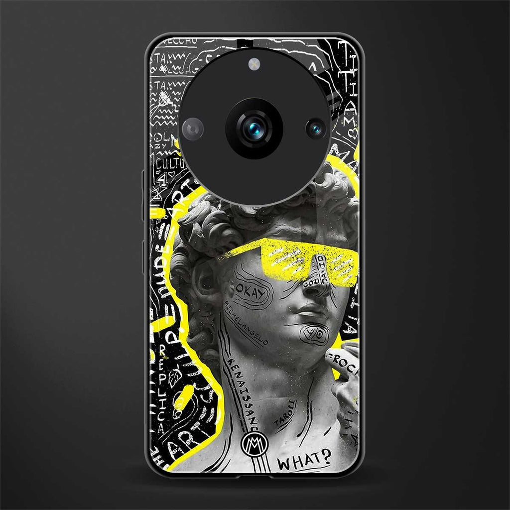 david of michelangelo back phone cover | glass case for realme 11 pro 5g