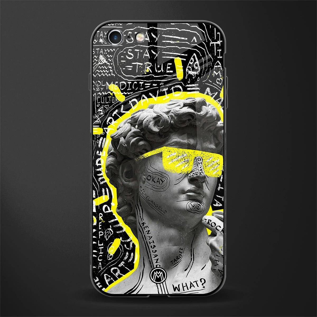 david of michelangelo glass case for iphone 6s image