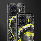 david of michelangelo back phone cover | glass case for realme c55