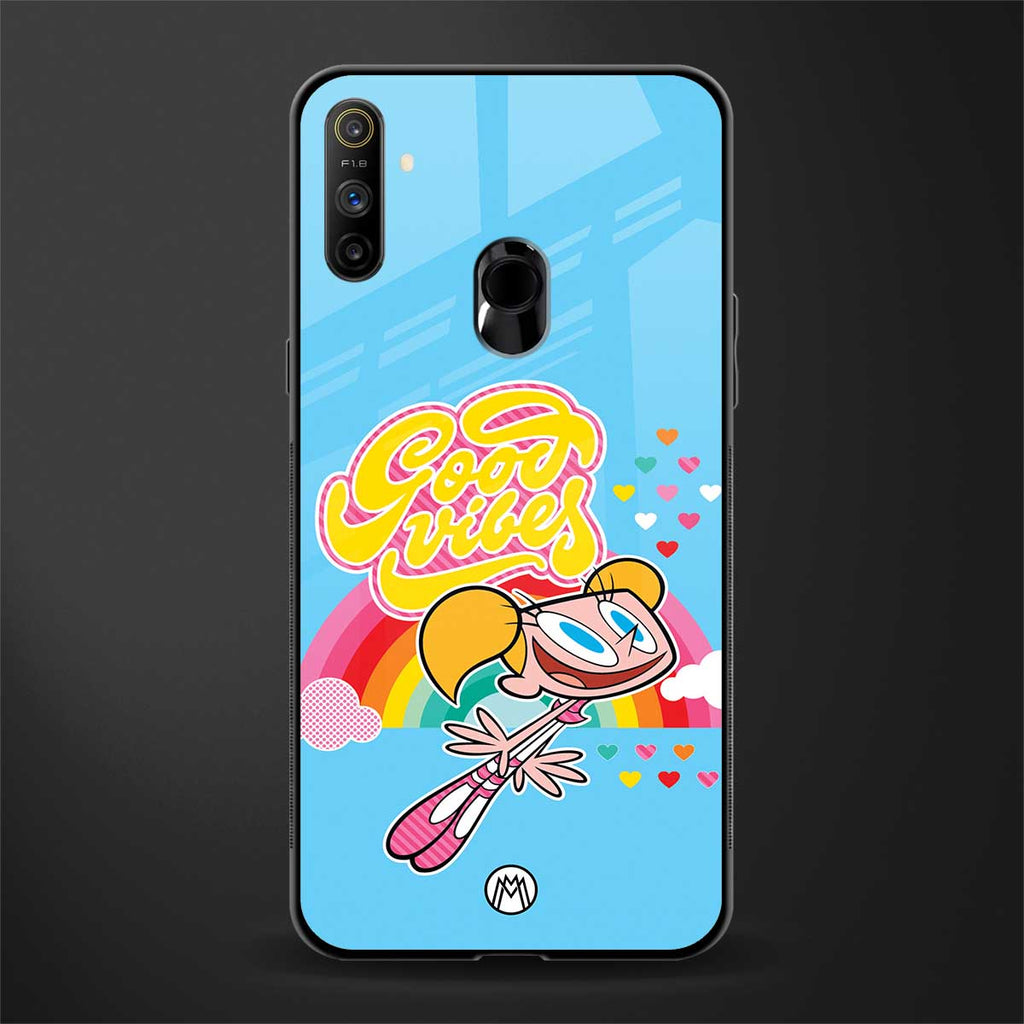 deedee good vibes glass case for realme narzo 10a image