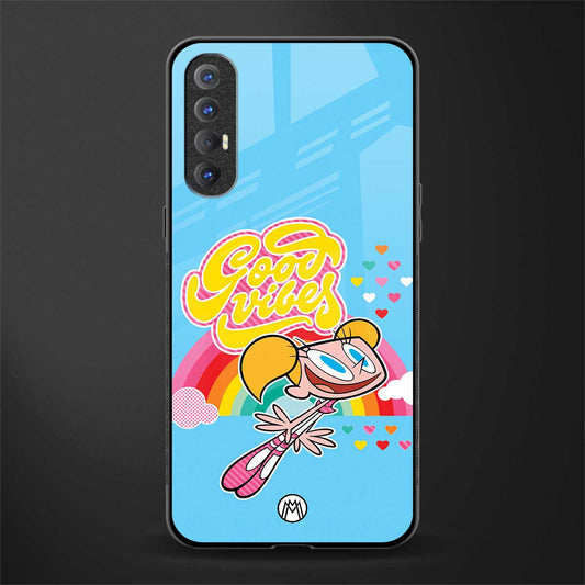 deedee good vibes glass case for oppo reno 3 pro image