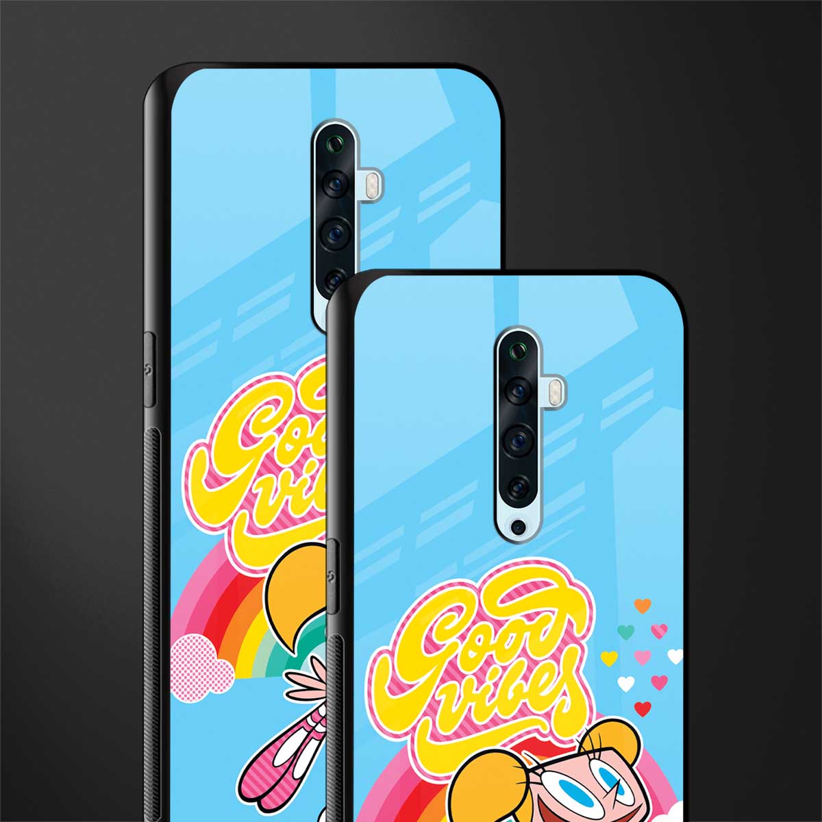 deedee good vibes glass case for oppo reno 2z image-2