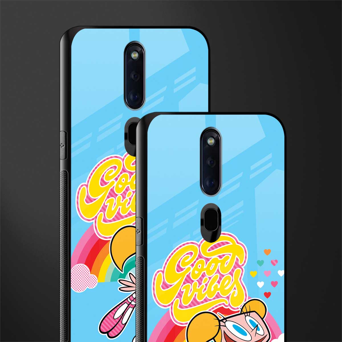 deedee good vibes glass case for oppo f11 pro image-2
