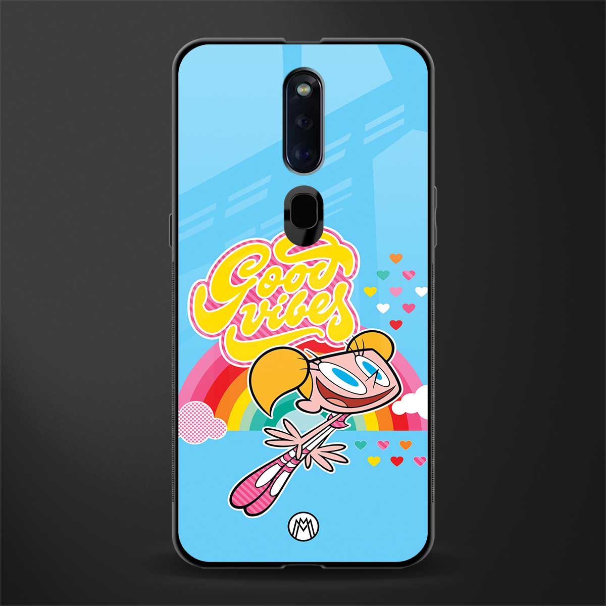 deedee good vibes glass case for oppo f11 pro image