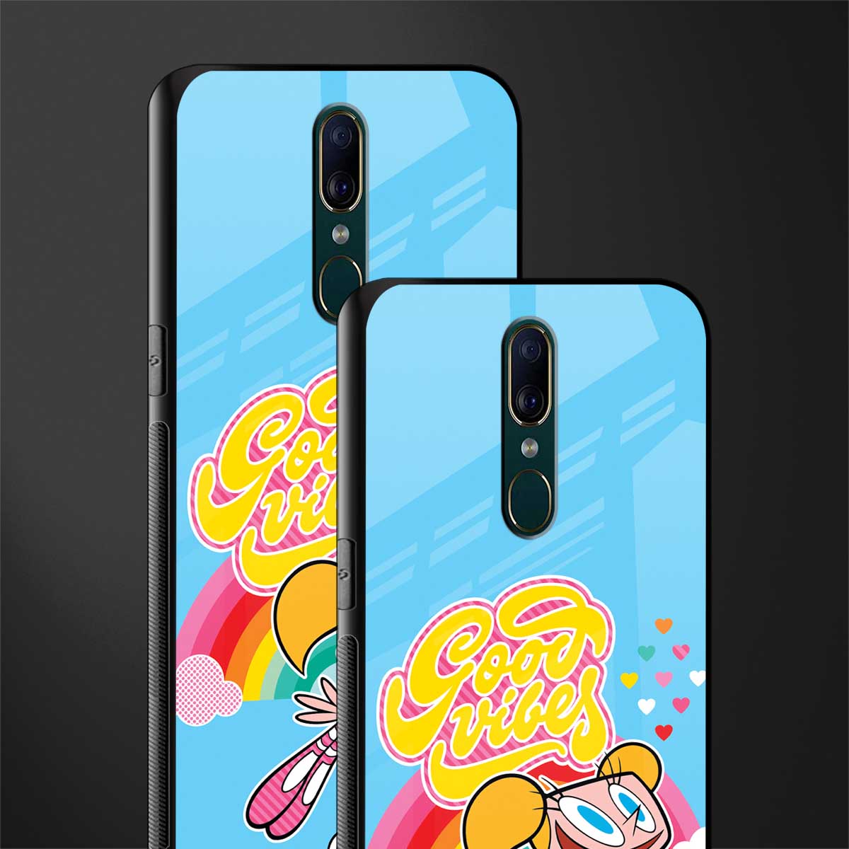 deedee good vibes glass case for oppo f11 image-2