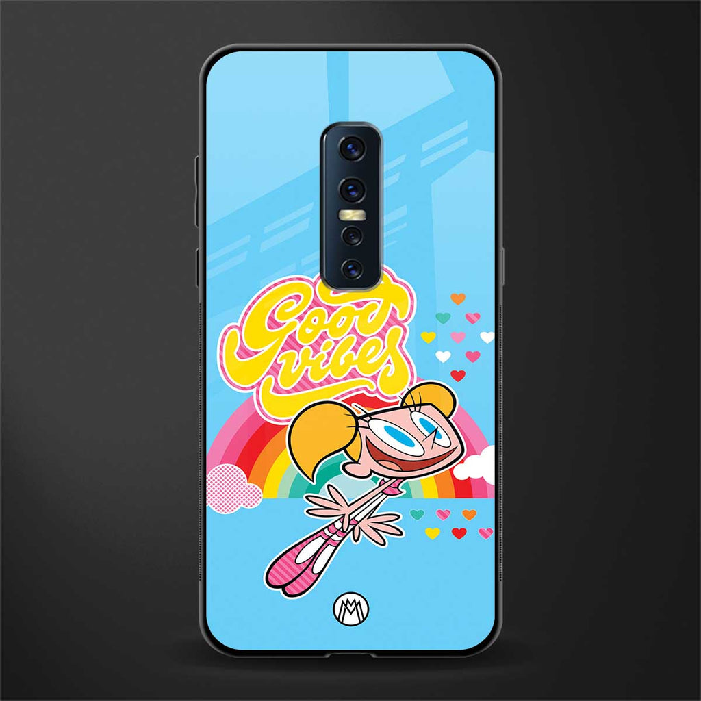 deedee good vibes glass case for vivo v17 pro image