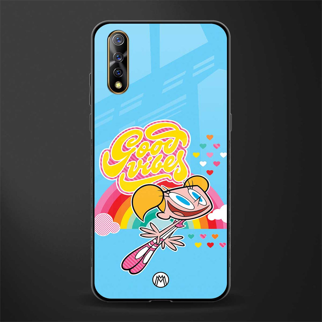 deedee good vibes glass case for vivo s1 image